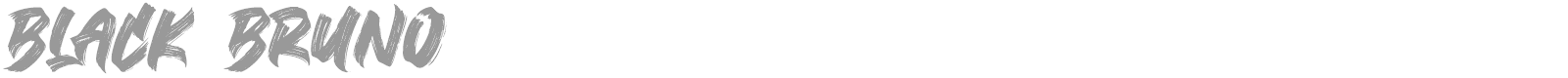 Black Bruno font preview